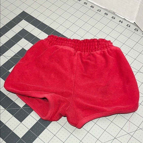 Dip Coral Terry Cloth Shorts - Picture 3 of 3